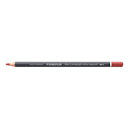Rouge d'oxyde de fer - Crayon aquarellable Staedtler Artist Mars Lumograph