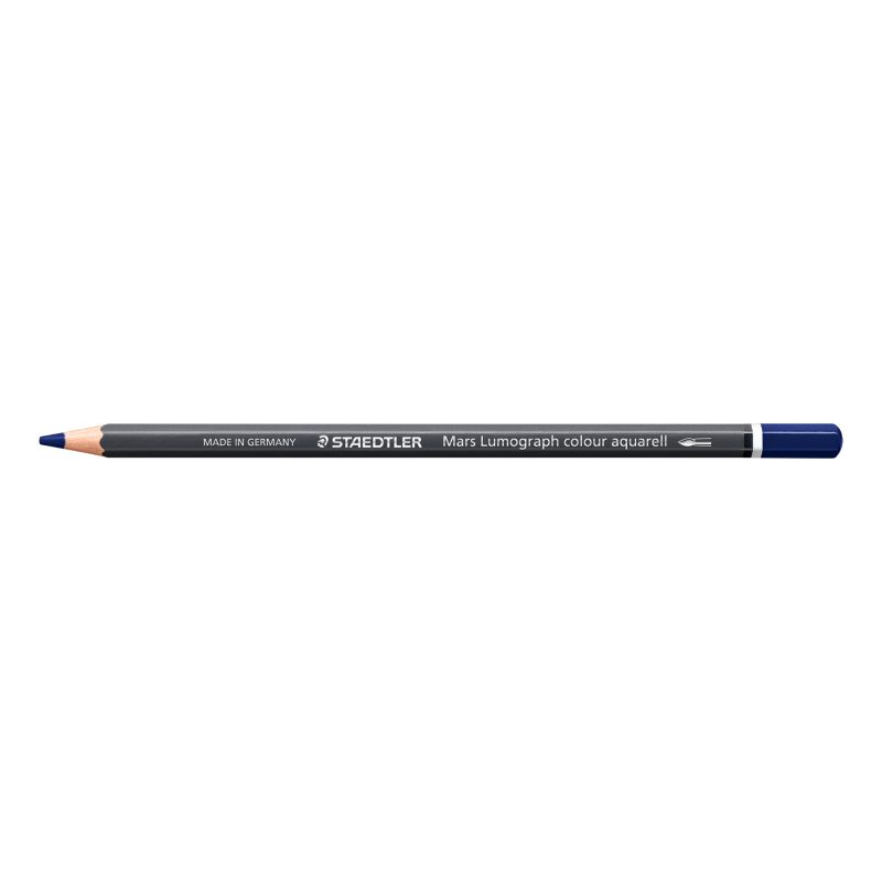 Bleu cobalt foncé - Crayon aquarellable Staedtler Artist Mars Lumograph