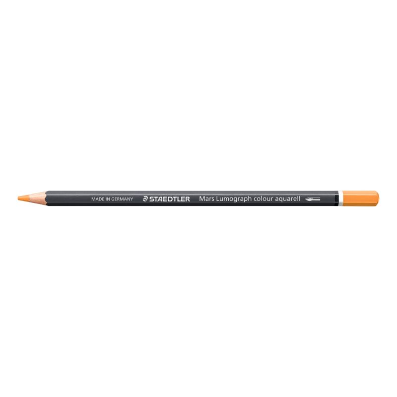 Orange jaune pastel - Crayon aquarellable Staedtler Artist Mars Lumograph