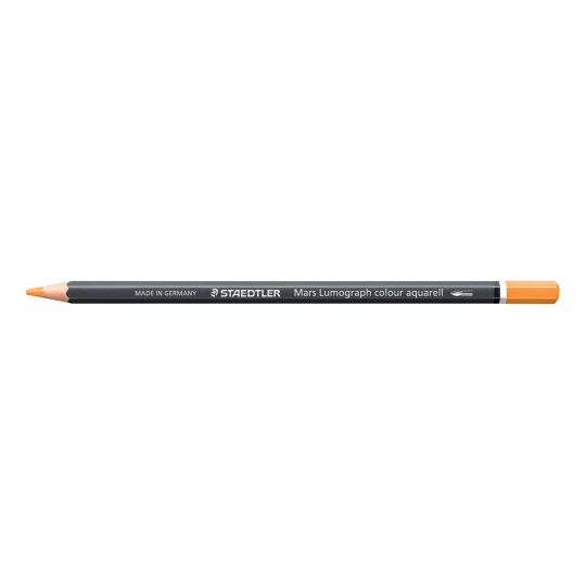 Orange jaune pastel - Crayon aquarellable Staedtler Artist Mars Lumograph