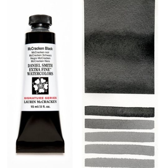 Noir McCracken - aquarelle extra-fine Tube 15ml Daniel Smith