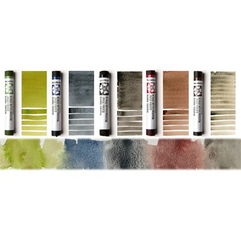 Set Granulations 5 sticks aquarelle avec étui Daniel Smith