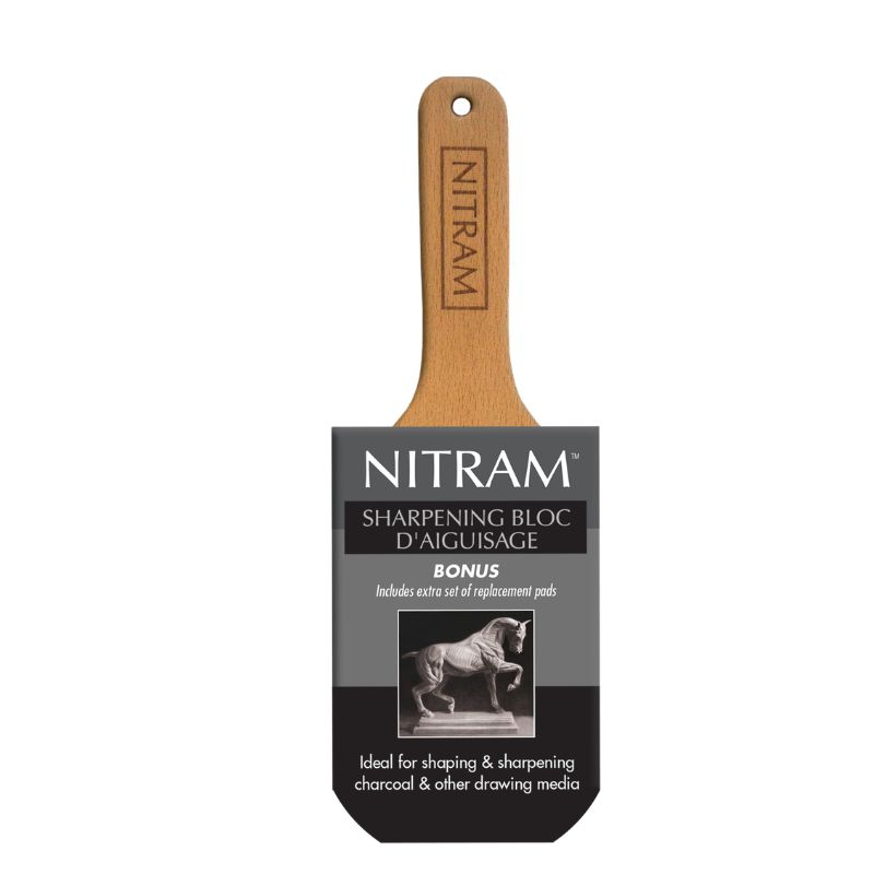 Bloc d'affûtage pour fusain Nitram