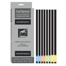Assortiments 8 fusains d'art Nitram
