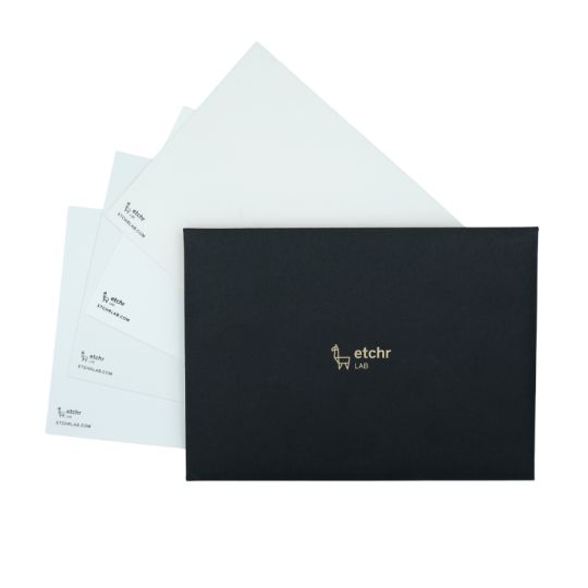 Cartes découverte 🎁 OFFERTES 🎁 Etchr – 4 feuilles 14,8 × 10,5 cm