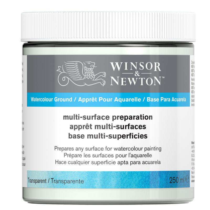 Apprêt multi-surfaces pour aquarelle transparent 250 ml Winsor & Newton