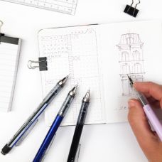 Porte-mine MONO graph bleu Tombow