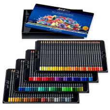 Boîte métal 120 crayons aquarellables Artist Mars Lumograph Staedtler