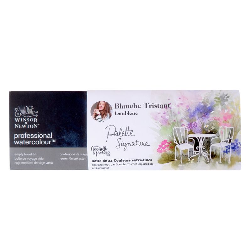 Palette originale Blanche Tristant 24 ½ godets Winsor & Newton