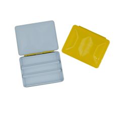 Coffret aquarelle vide de voyage jaune en métal laqué 8 ½ godets Fome