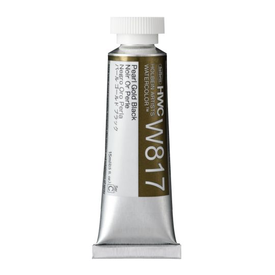 Noir or perle - Aquarelle Tube 15ml Holbein Artists'