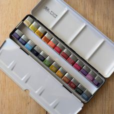 Palette originale Blanche Tristant 24 ½ godets Winsor & Newton