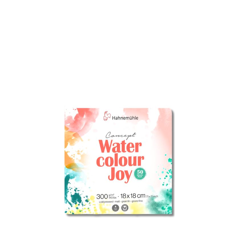 Bloc Joy Hahnemühle 18x18 300g 50f grain fin