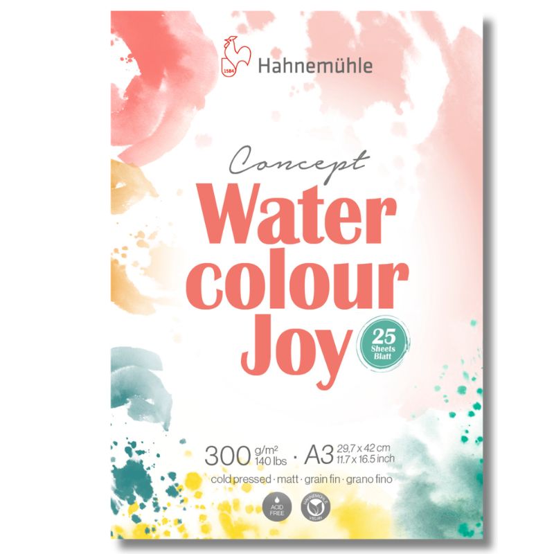 Bloc Joy Hahnemühle A3 300g 25f grain fin