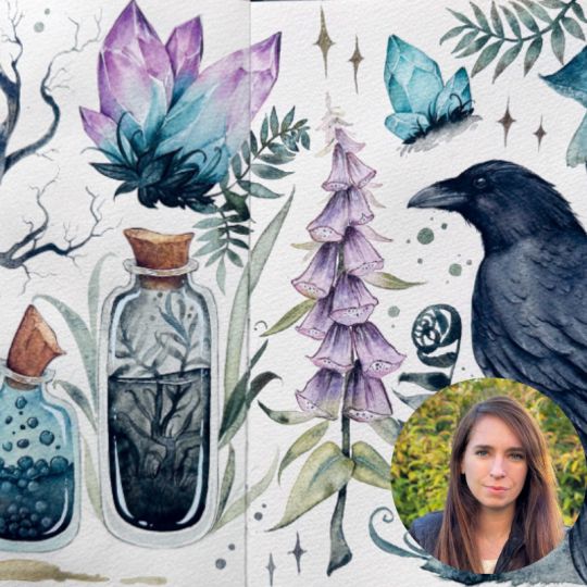 Nature magique à l'aquarelle - Mes carnets oniriques, Jennifer Lefèvre @jennyillustrations