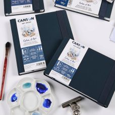 Carnet Coton d'Art 20x20 300g 24 f grain fin Canson