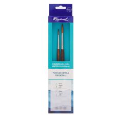 Set les essentiels pour les détails 2 pinceaux aquarelle Precision Raphaël