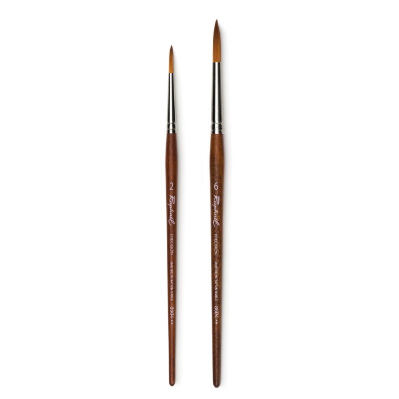 Set les essentiels pour les détails 2 pinceaux aquarelle Precision Raphaël