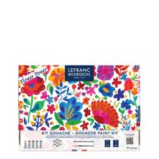 Kit gouache Linel Flower Power Lefranc Bourgeois