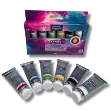 Coffret Sélection Fantasy Pawm 6 tubes 14ml gouache linel en carton Lefranc Bourgeois