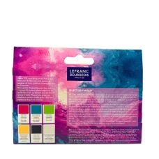 Coffret Sélection Fantasy Pawm 6 tubes 14ml gouache linel en carton Lefranc Bourgeois