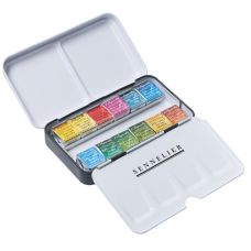 Palette signature Sarah Van Der Linden 12 ½ godets aquarelle extra-fine Sennelier