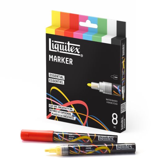 Coffret Essential 8 marqueurs acryliques 2 mm Liquitex