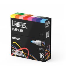 Coffret Expression 16 marqueurs acryliques 2 mm Liquitex