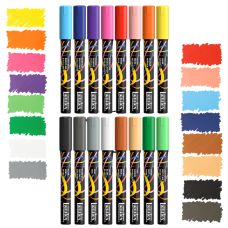 Coffret Expression 16 marqueurs acryliques 2 mm Liquitex