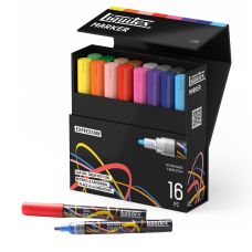 Coffret Expression 16 marqueurs acryliques 2 mm Liquitex