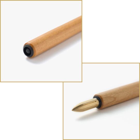 Porte plume bois de Sakura Kakimori