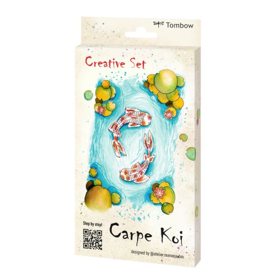 Kit Creative Set Carpe Koi feutres ABT Tombow