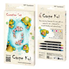 Kit Creative Set Carpe Koi feutres ABT Tombow