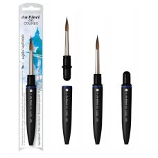 Pinceaux de voyage rond extra-pointu GO Colineo série 8532 Da Vinci